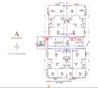 Project Image of 598.26 - 643.25 Sq.ft 2 BHK Apartment for buy in R R Arica