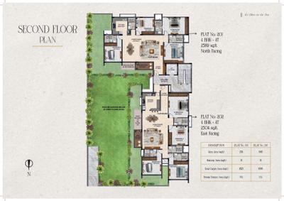Project Image of 2004.0 - 2592.0 Sq.ft 3 BHK Apartment for buy in KG Bliss On The Bay