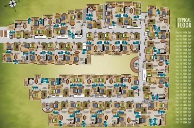 Project Image of 1004.0 - 1837.0 Sq.ft 2 BHK Apartment for buy in DS Max Starline