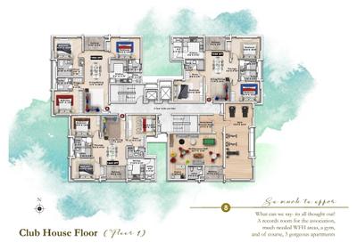 Project Image of 1580.0 - 1794.0 Sq.ft 3 BHK Apartment for buy in Hansa One Oh One