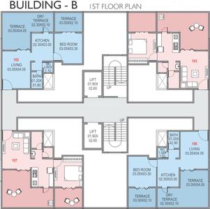Project Image of 329.38 - 719.24 Sq.ft 1 BHK Apartment for buy in Adhya Radhakrishna