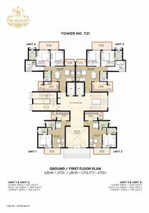 Project Image of 1300 Sq.ft 3 BHK Apartment / Flat for sale in New Chandigarh for Rs. 11500000