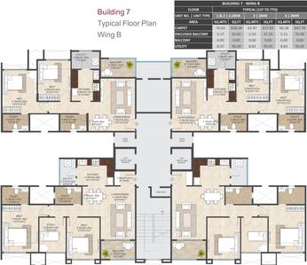 Project Image of 648.0 - 934.0 Sq.ft 2 BHK Apartment for buy in Mahindra Bloomdale Building 07