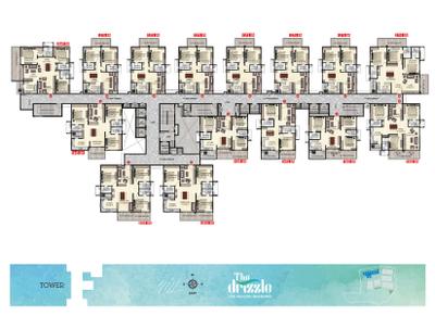 Project Image of 1585.0 - 3210.0 Sq.ft 3 BHK Apartment for buy in Ananda The Drizzle