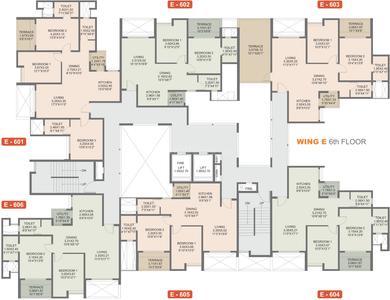Project Image of 551.0 - 1019.0 Sq.ft 2 BHK Apartment for buy in Rohan Madhuban II Wings D E