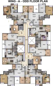 Project Image of 354.0 - 564.0 Sq.ft 1 BHK Apartment for buy in Kumbare Fusion City