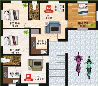 Project Image of 361.0 - 608.0 Sq.ft 1 BHK Apartment for buy in Crest Cion