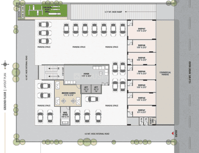 Project Image of 1620 Sq.ft 3 BHK Apartment / Flat for sale in Tragad for Rs. 7800000