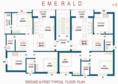Project Image of 688.0 - 1068.0 Sq.ft 1 BHK Apartment for buy in Right Four Stone