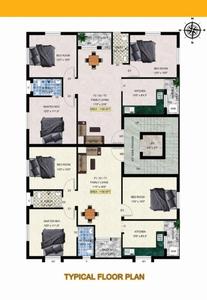 Project Image of 0.0 - 1150.0 Sq.ft 3 BHK Apartment for buy in Domestic Semmozhi