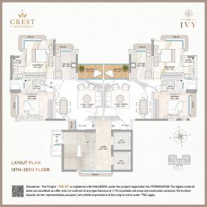 Project Image of 824.0 - 834.0 Sq.ft 2 BHK Apartment for buy in Baysquare The IVY