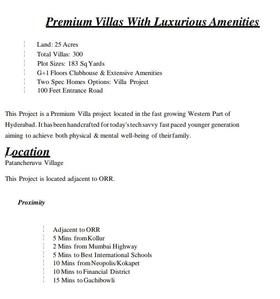Project Image of 0.0 - 2500.0 Sq.ft 3 BHK Duplex for buy in Sree Dharani Highway Green Villas