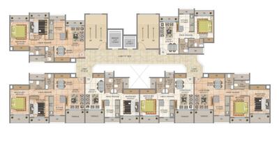 Project Image of 297.0 - 525.0 Sq.ft 1 BHK Apartment for buy in South Field Fatima Enclave Wing A B