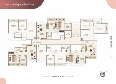 Project Image of 209.9 - 322.81 Sq.ft 1 BHK Apartment for buy in G R K Aryan Corner
