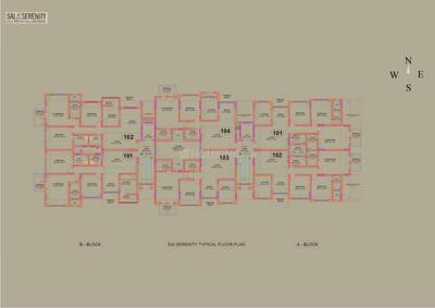 Project Image of 0.0 - 1560.0 Sq.ft 3 BHK Apartment for buy in Sai Serenity