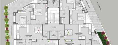 Project Image of 2170.0 - 2450.0 Sq.ft 3 BHK Apartment for buy in Swastik Shreyas Residency
