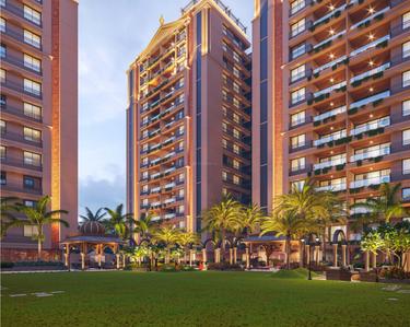 Raj Mahal And The Lake Palace Elevation 1