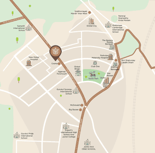 Project Image of 396.54 - 658.32 Sq.ft 1 BHK Apartment for buy in MD Platinum Park Avenue D2