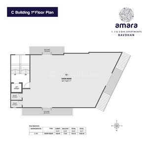 Project Image of 249.18 - 848.52 Sq.ft 1 RK Apartment for buy in Siddh Amara Phase I