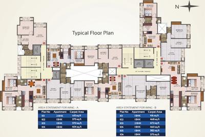 Project Image of 370.0 - 672.0 Sq.ft 1 BHK Apartment for buy in Skywards Regency