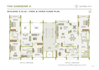 Project Image of 2581.08 - 3295.8 Sq.ft 4 BHK Apartment for buy in Shreno The Gardens II