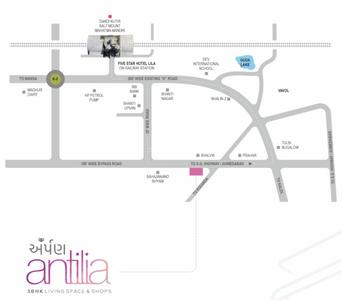 Project Image of 1890.0 - 1935.0 Sq.ft 3 BHK Apartment for buy in Arpan Antilia