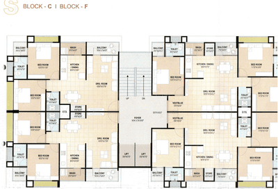 Project Image of 609.34 - 695.03 Sq.ft 2 BHK Apartment for buy in KV Satva Shiv Elegance