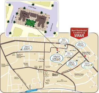 Project Image of 405.0 - 592.0 Sq.ft 1 BHK Apartment for buy in Vinay Unique Corner