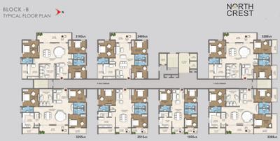 Project Image of 1935.0 - 3425.0 Sq.ft 3 BHK Apartment for buy in North Crest