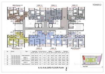 Project Image of 631.42 - 1087.0 Sq.ft 2 BHK Apartment for buy in Kohinoor Central Park Phase 1
