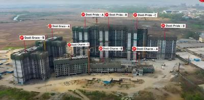 Project Image of 319.37 - 451.55 Sq.ft 1 BHK Apartment for buy in Dosti Greater Thane Sector 3A Cluster 1B Phase 3