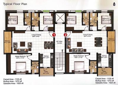 Project Image of 0.0 - 1625.0 Sq.ft 3 BHK Apartment for buy in Cauvery Krishna