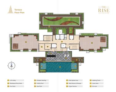 Project Image of 1959.0 - 2786.0 Sq.ft 3 BHK Apartment for buy in R Sandesh The Rise