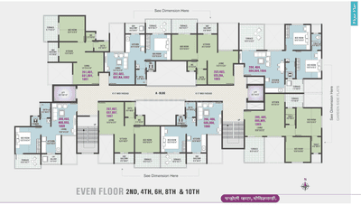 Project Image of 502.35 - 603.1 Sq.ft 2 BHK Apartment for buy in Sam Dreams Carnival B Building