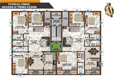 Project Image of 0.0 - 1573.0 Sq.ft 3 BHK Apartment for buy in Sharewin Victoria Haven