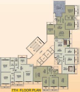 Project Image of 344.0 - 515.0 Sq.ft 2 BHK Apartment for buy in Asian Galaxy B Wing
