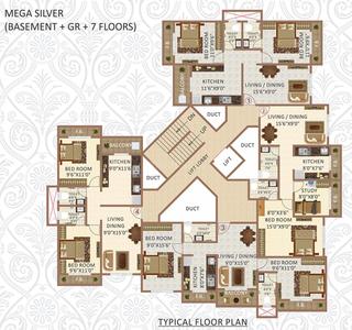 Project Image of 1255.0 - 1655.0 Sq.ft 2 BHK Apartment for buy in Mega Atmaram Kene Residency