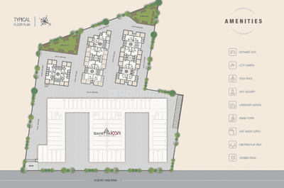 Project Image of 498.69 - 576.84 Sq.ft 2 BHK Apartment for buy in Balaji Sahitya Hills And Icon