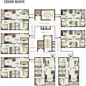 Project Image of 640.0 - 1330.0 Sq.ft 2 BHK Apartment for buy in Indya The Greens