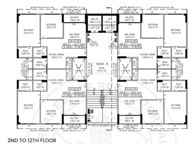 Project Image of 611.82 - 614.19 Sq.ft 2 BHK Apartment for buy in Omkar Anantam Luxuria