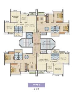 Project Image of 492.0 - 980.0 Sq.ft 1 BHK Apartment for buy in Laxmi Avenue D Global City