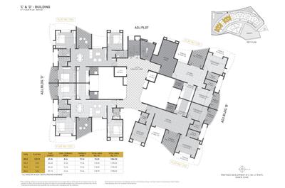 Project Image of 966.0 - 2219.0 Sq.ft 2 BHK Apartment for buy in Rahul Arcus Bldg D