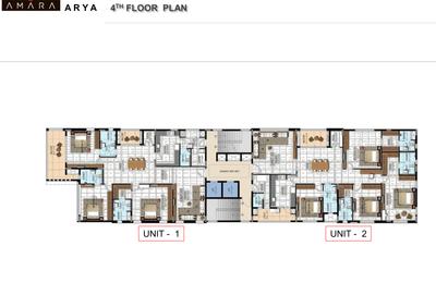Project Image of 3022.0 - 3430.0 Sq.ft 3 BHK Apartment for buy in Amara Arya