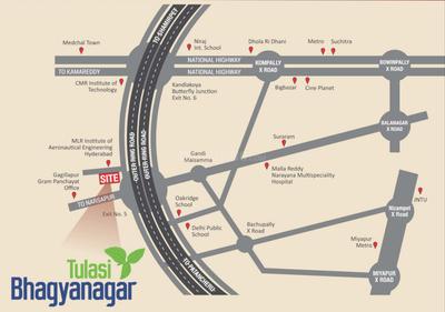 Project Image of 648.67 - 1037.34 Sq.ft 2 BHK Apartment for buy in Greenmetros Tulasi Bhagyanagar