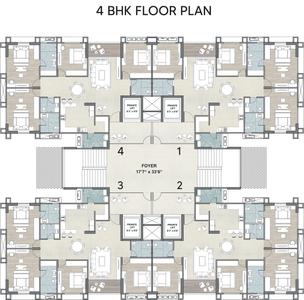 Project Image of 2350.0 - 3250.0 Sq.ft 3 BHK Apartment for buy in Sheetal Dharohar
