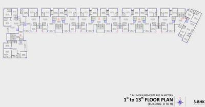 Project Image of 1067.89 - 1440.64 Sq.ft 3 BHK Apartment for buy in Pioneer Viona
