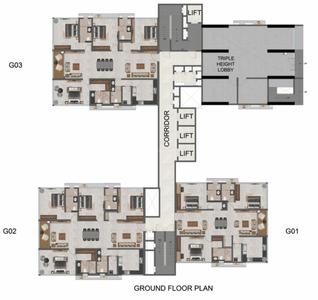 Project Image of 2386.0 - 3917.0 Sq.ft 3 BHK Apartment for buy in Casagrand GS Infinity