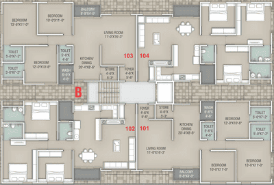 Project Image of 677.18 - 1183.28 Sq.ft 3 BHK Apartment for buy in Seasons Prime