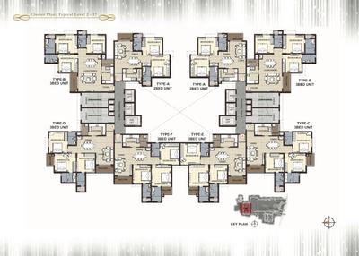 Project Image of 1254.0 - 1748.0 Sq.ft 2 BHK Apartment for buy in Prestige Panorama