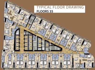 Project Image of 627.0 - 1648.0 Sq.ft 1 BHK Apartment for buy in Damac Paramount Tower Hotel And Residences